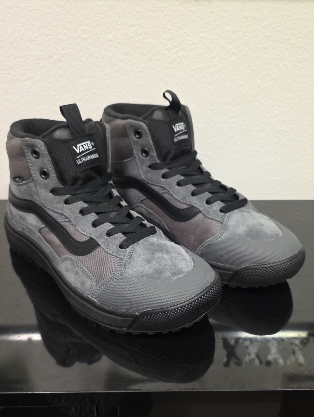 Vans UltraRange Hi MTE Gray Black Men’s 9 Women’s 10.5 New